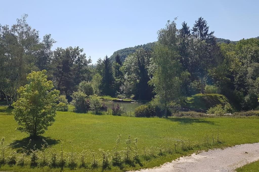 Gite Jura Mina Chalet Au Milieu De La Nature Villa Ney Exterior photo